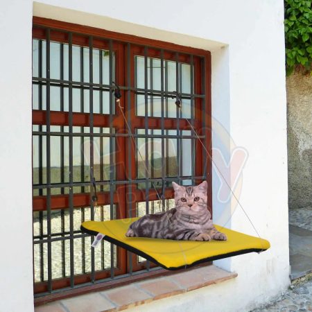 Cama o hamaca gatos para ventanas con reja