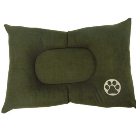 Colchón premium grande huella bordada para mascota