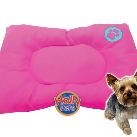 Colchón premium pequeño huella bordada para mascota